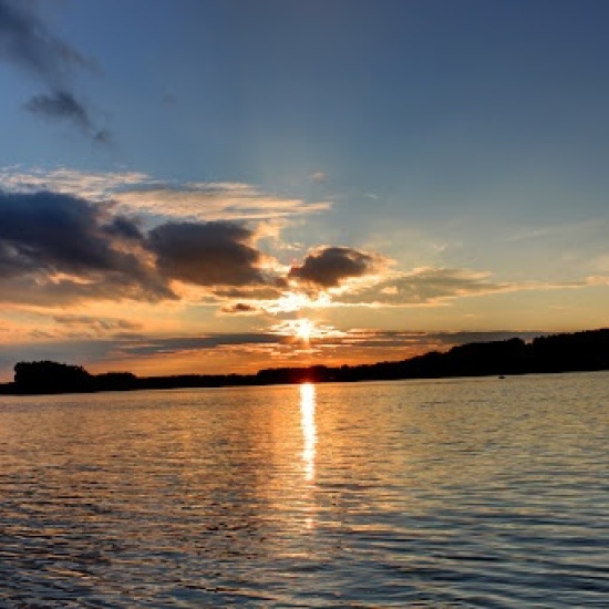 Győr - Naplemente Hajóról