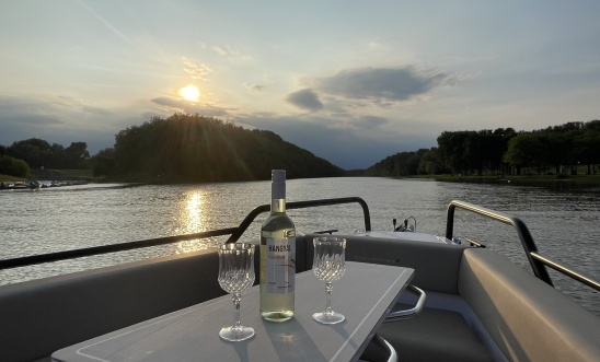 Győr - Naplemente Hajóról